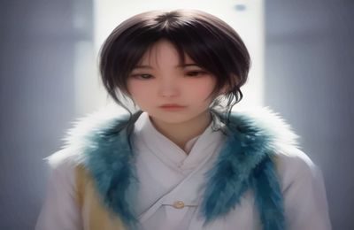 凌辱尤娜2游戏截图，展示触手互动系统的精美画面，橙色光效氛围，角色表情细腻丰富